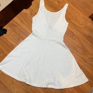 White light weight dress